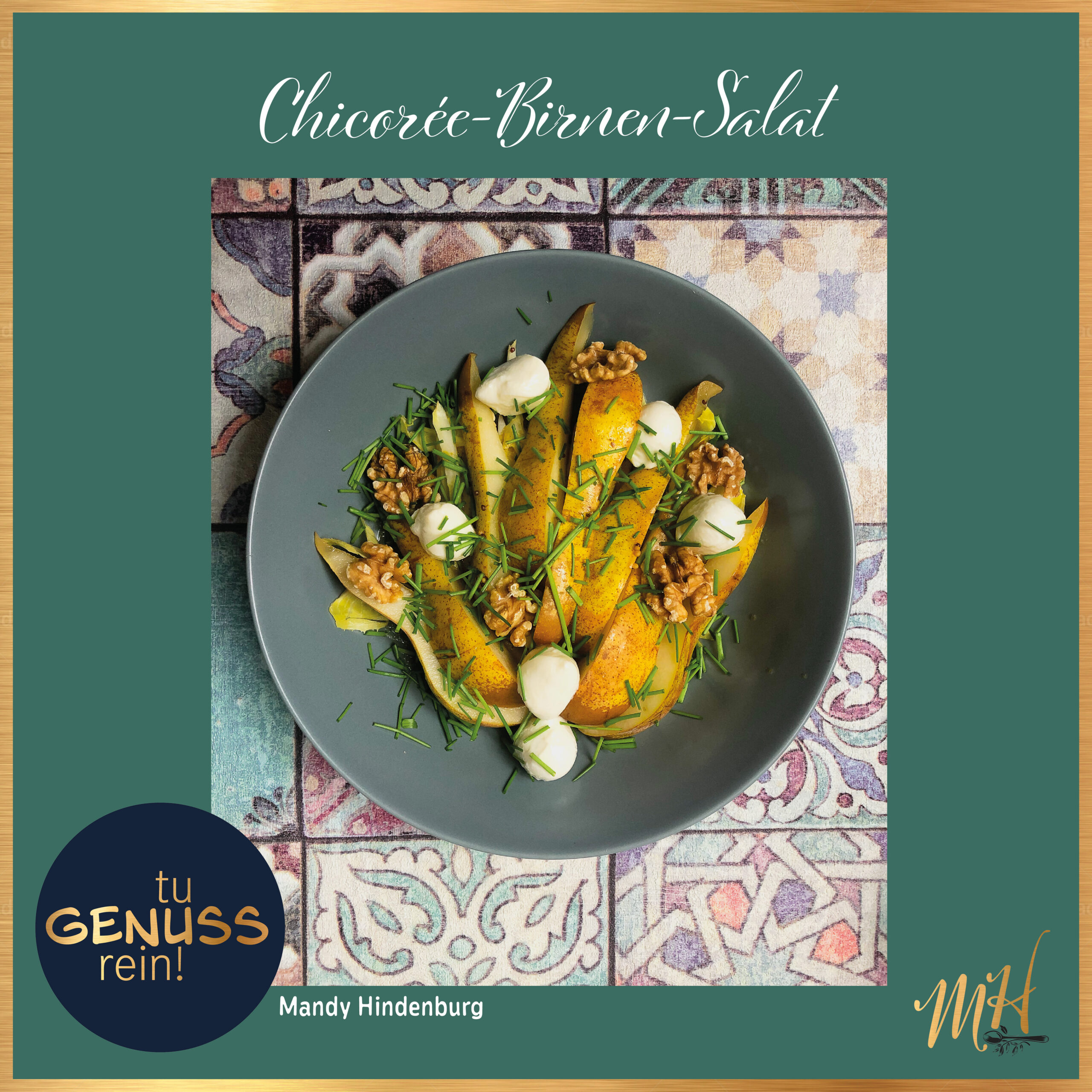 Chicorée-Birnen-Salat