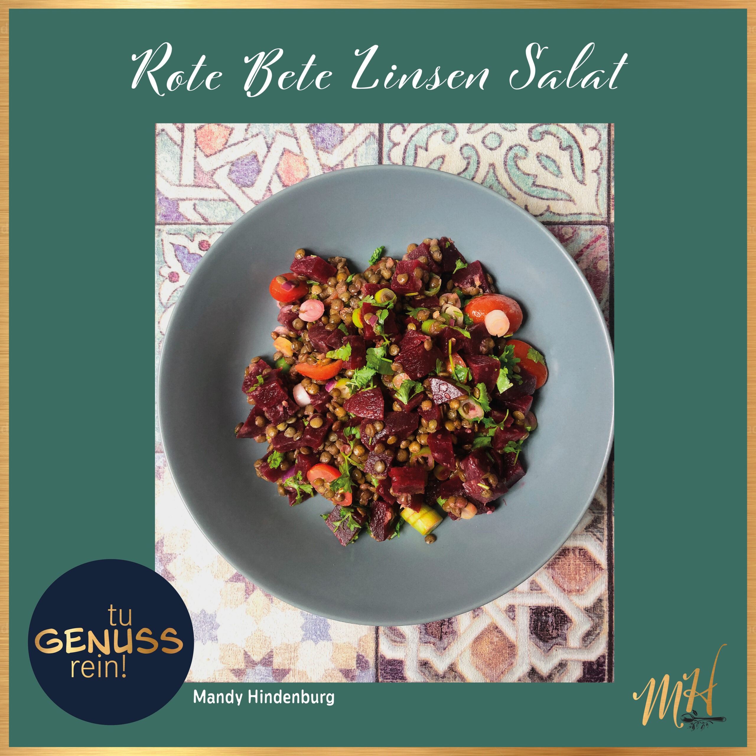 Rote-Bete-Linsen-Salat