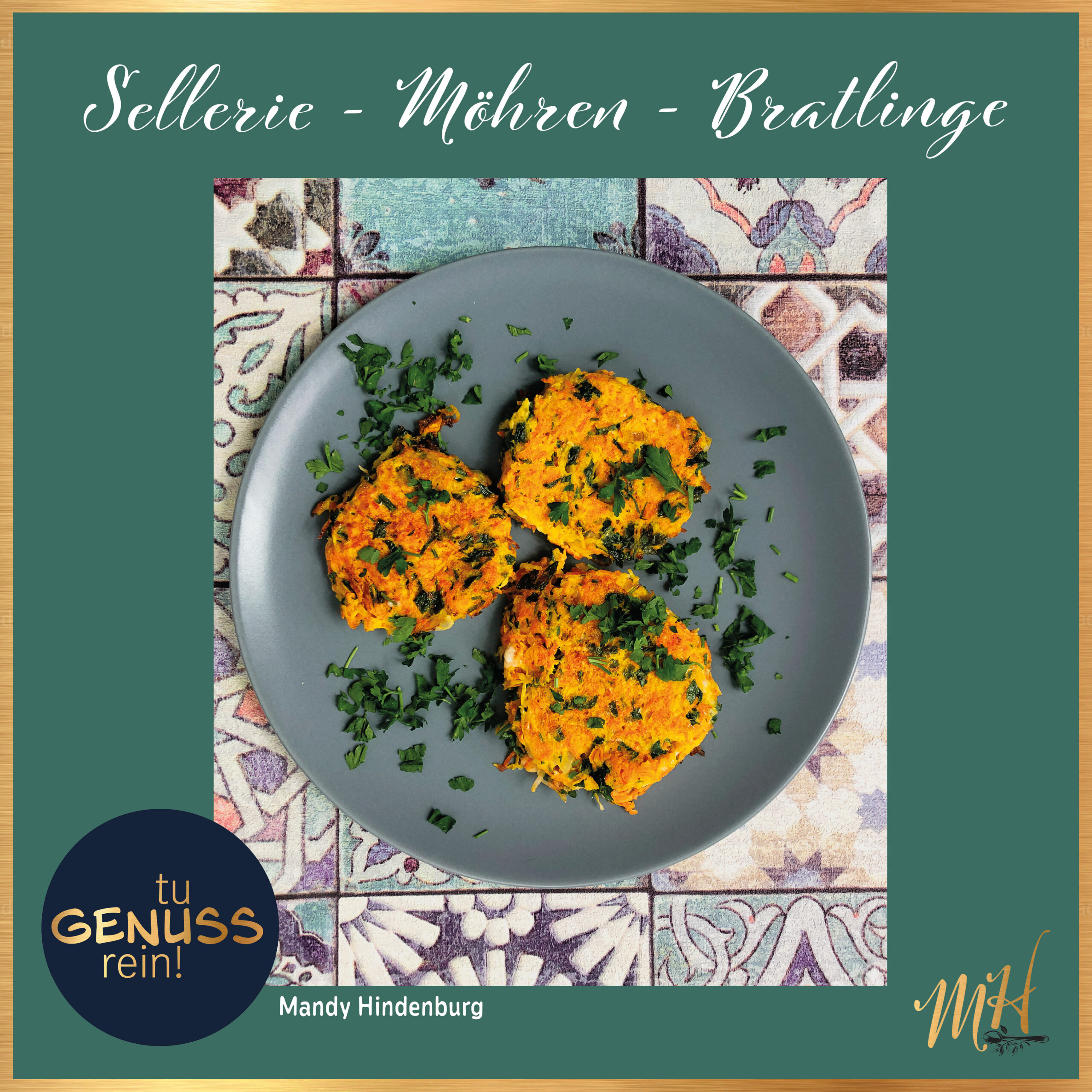 Sellerie-Möhren-Bratlinge
